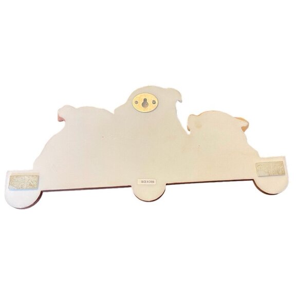 Dog Lover's Bull Dog Puppies 3D Wall Mount Mail & Keys Organizer - Picture 7 of 9